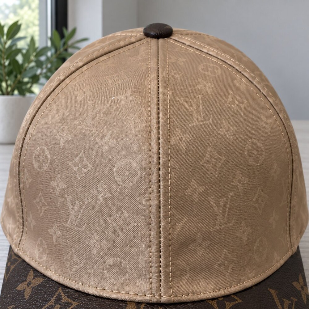Louis Vuitton Taupe Brown Monogram Cap - Picture 5 of 6